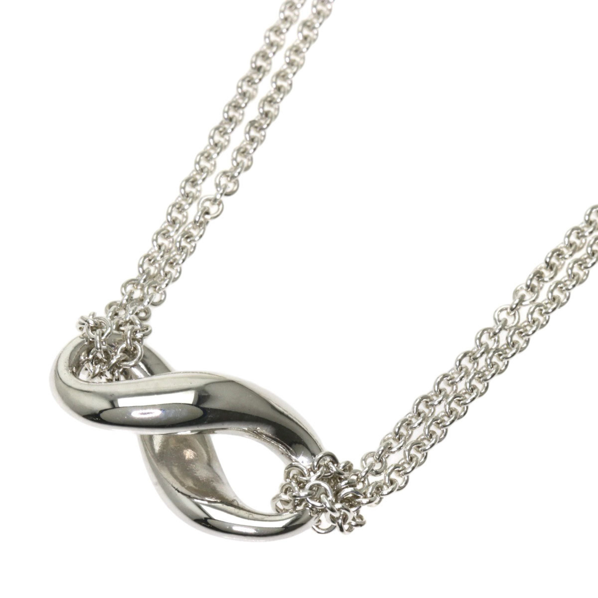 Tiffany Figure Eight Necklace Silver Ladies